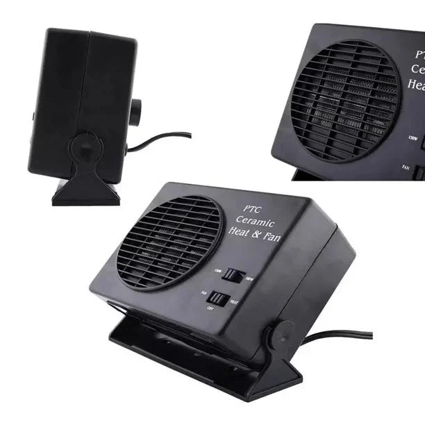 12V Draagbare autoverwarming met keramisch verwarmingselement en dubbele modus, 150-300W