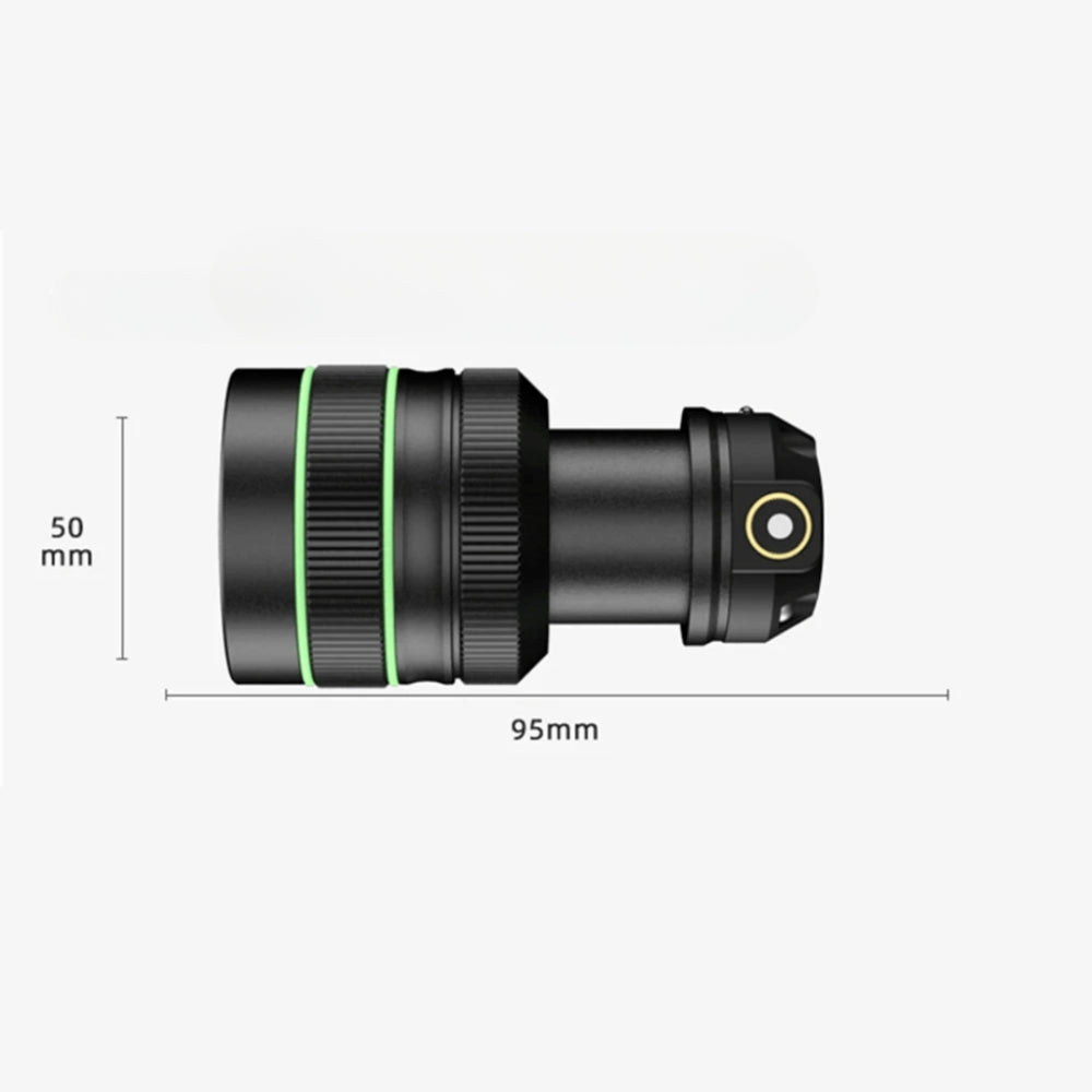 Wiederaufladbare, bewegungsaktivierte Stirnlampe mit 300-Meter-Leuchtweite für Camping, Wandern, Arbeit, Outdoor-Abenteuer, Notfälle, freihändige Taschenlampe | Thomler
