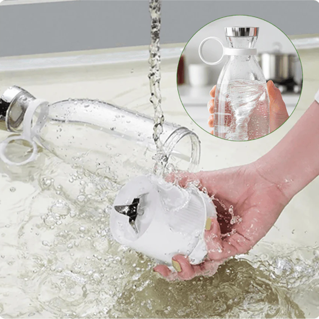 USB-wiederaufladbarer Personal Blender, 500 ml Flasche für Protein-Shakes, Smoothies, Saft, Mixen für unterwegs, Fitness, Reisen, Zuhause, Büro, Workout | Thomler