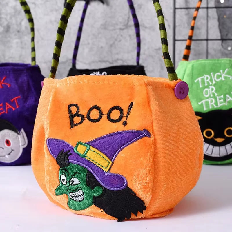 Kürbis-Süßigkeitstasche für Halloween für Kinder