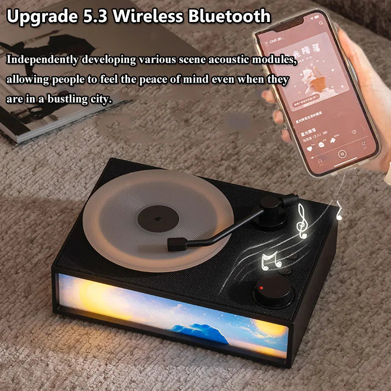 Aromatherapie-Bluetooth-Lautsprecher mit Nachtlicht