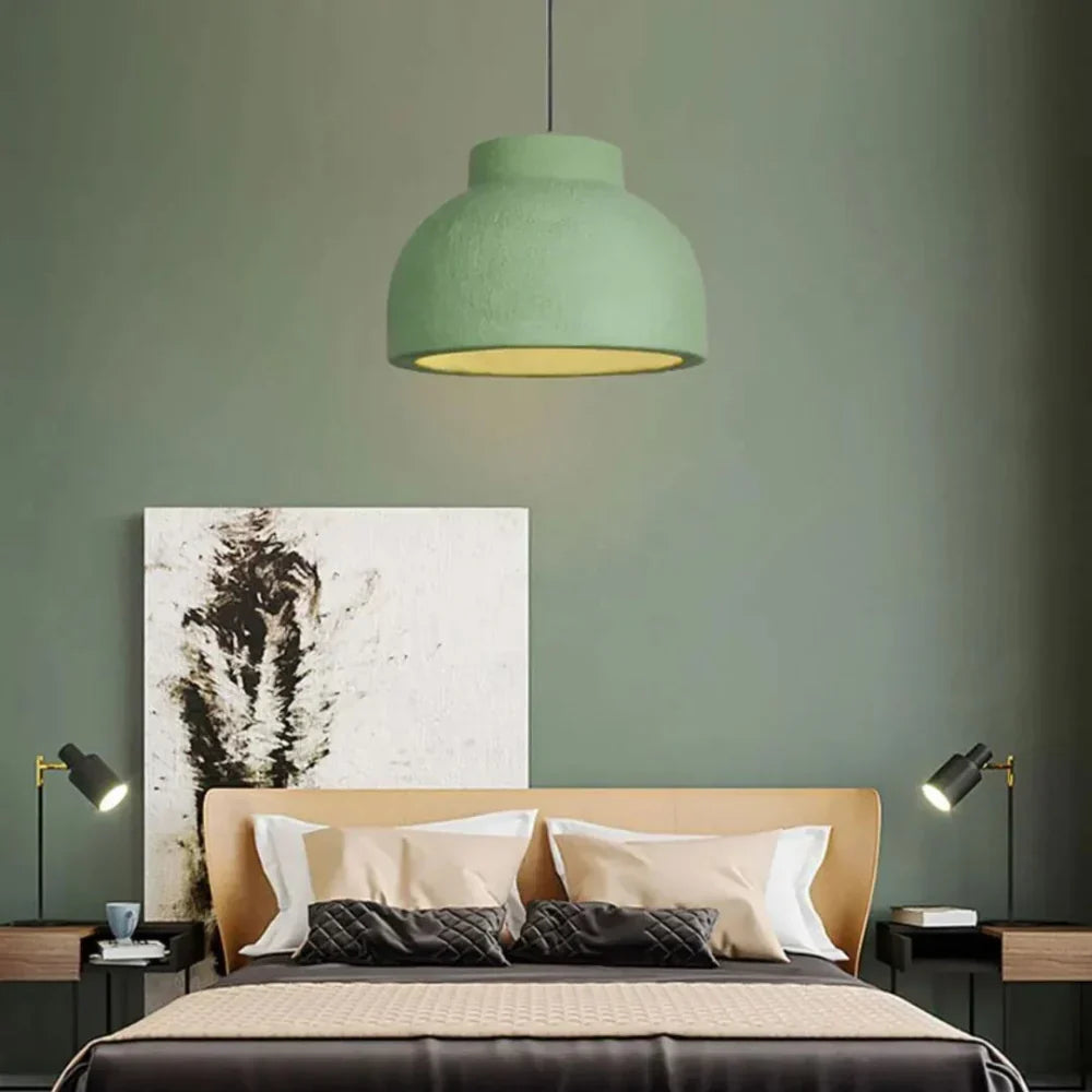 Koepel Plafonnière 15 of 23 inch Witte Polystyreen Kap voor Eetkamer Keukeneiland Slaapkamer Verstelbaar Snoer E26 Fitting Modern Mini | Thomler