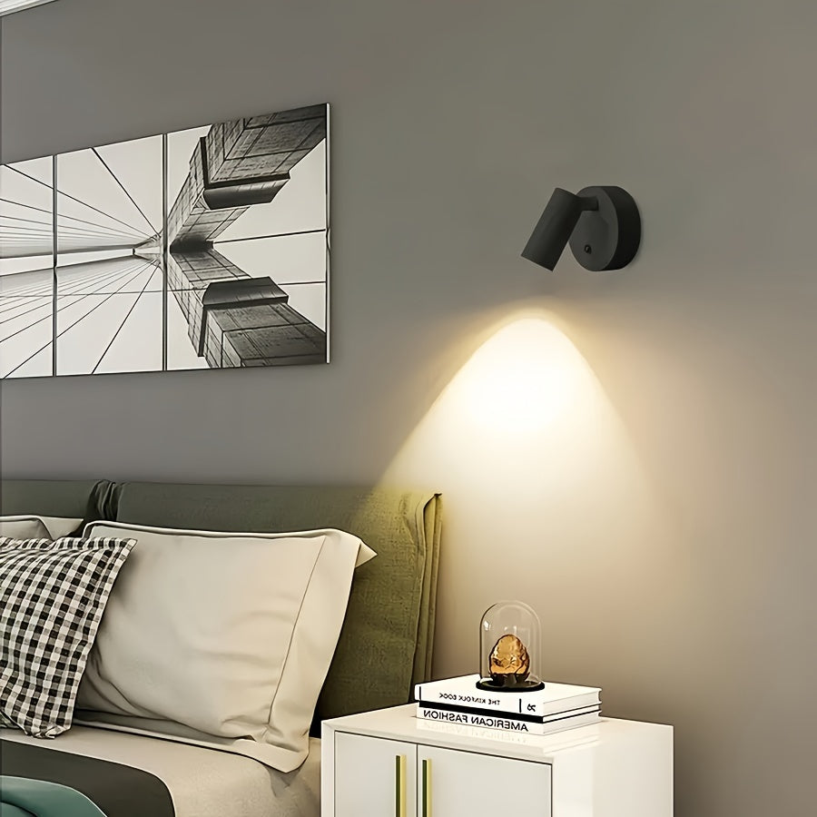 Rechargeable LED Accent Spotlight with Touch Dimmer for Artwork, Plants & Shelf Displays | Thomler