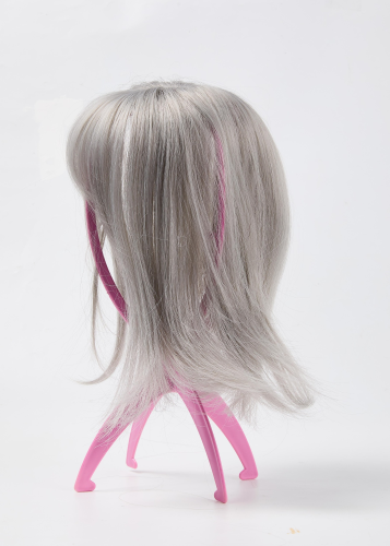 Clip-in Pony-Haarteil mit seitlich gestuften Strähnen – Sofortiger Pony-Look für jeden Anlass | Natürliche Textur, hitzebeständig | Thomler