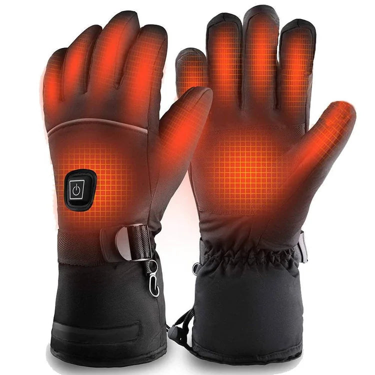 Rechargeable Heated Winter Gloves for Men – Battery Powered for Outdoor Work, Skiing & Hiking