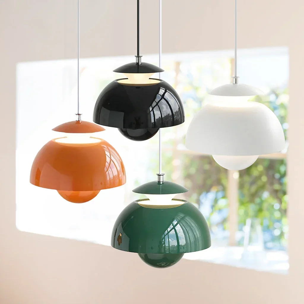 Globe Plafondlamp 10 Inch Metalen Hanglamp voor Keukeneiland Eetkamer Moderne Industriële Hangende Bol Kroonluchter Verstelbaar Snoer | Thomler