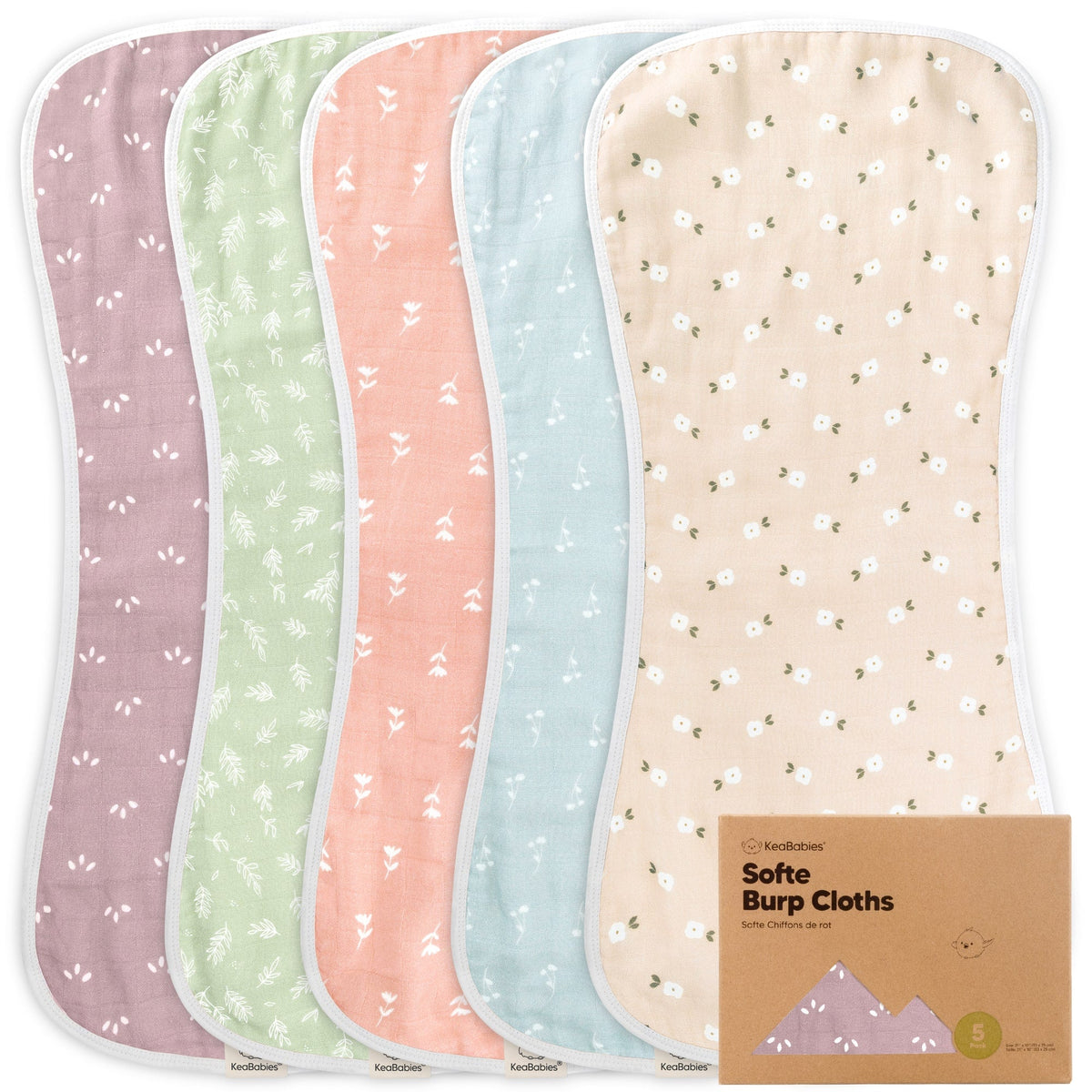 Large Muslin Baby Burp Cloth