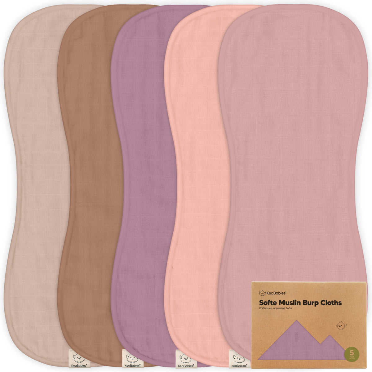 Large Muslin Baby Burp Cloth