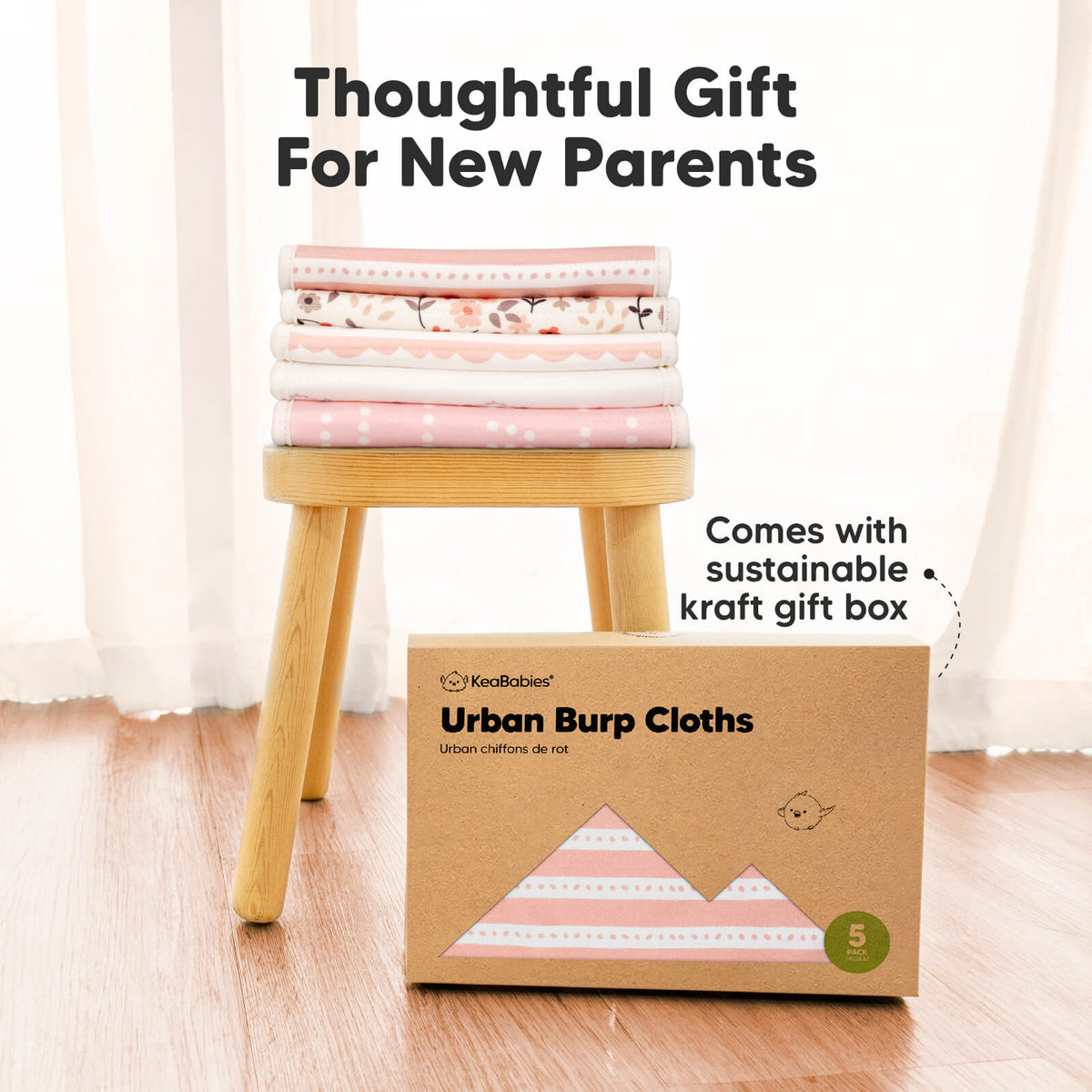 Organic Cotton Burp Cloths