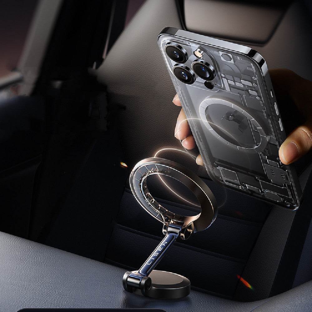 Soporte magnético para celular para tablero con giro de 360° para navegación manos libres en autos, camiones y camionetas