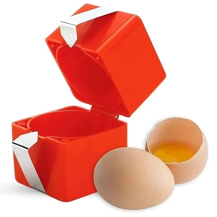 Herramienta para romper cáscaras de huevo cocido, utensilio de cocina para preparar desayunos, dispositivo para pelar huevos de forma rápida y limpia para ensaladas, comidas y recetas | Thomler