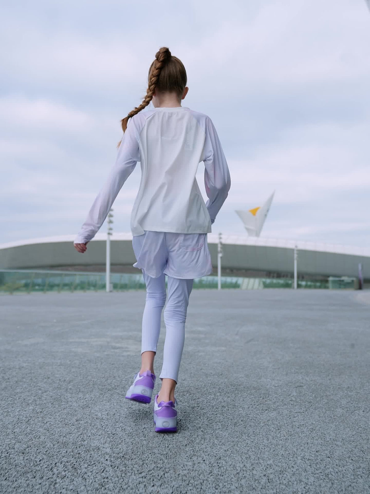 LED-Rollschuh-Sneaker für Kinder mit abnehmbaren Rollen – USB-aufladbare Inlineskates für Jungen & Mädchen