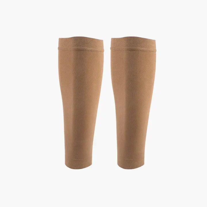 Compression Leg Sleeves for Circulation Support & Swelling Relief | Open-Toe Graduated Compression Calf Sleeves for Edema | Breathable