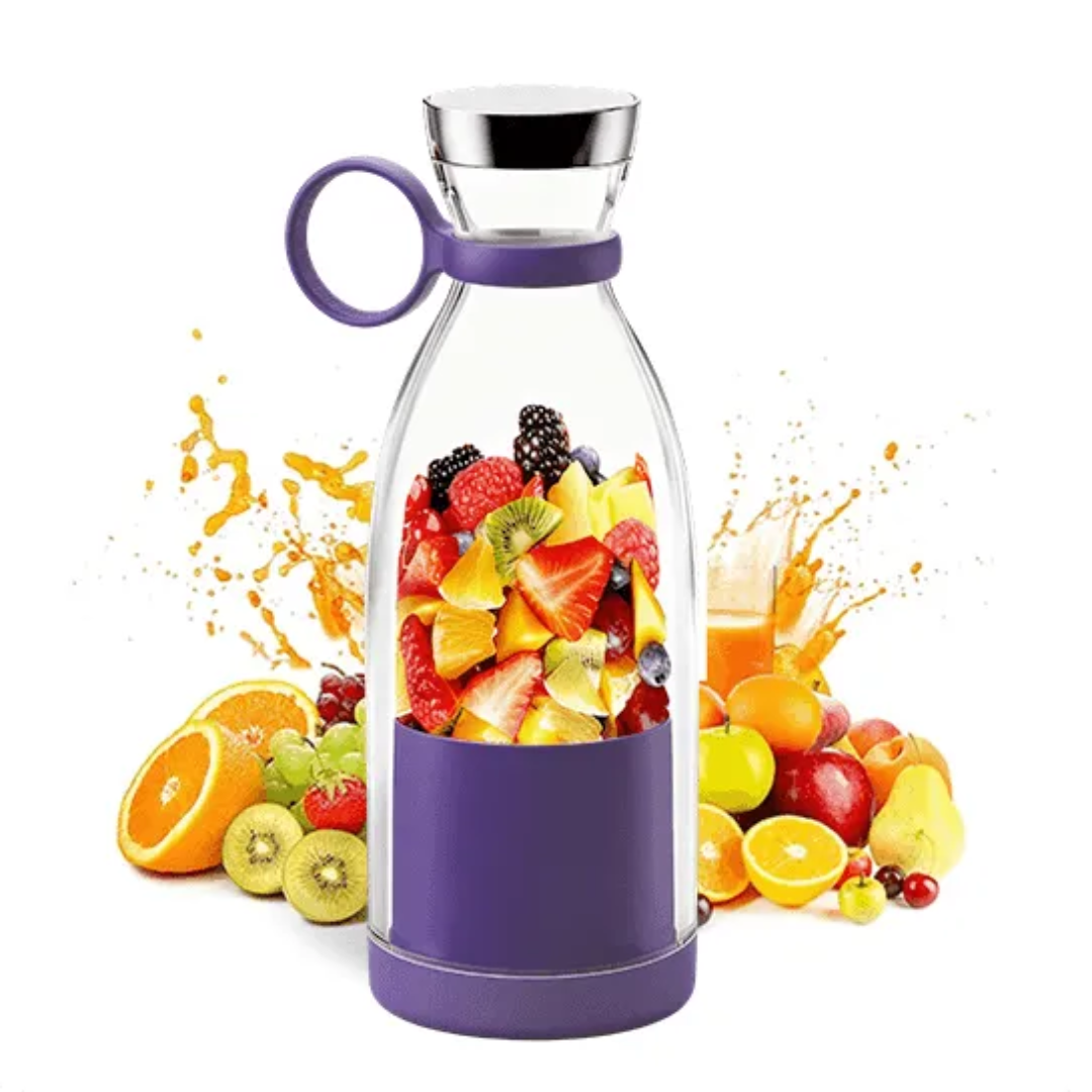 USB-wiederaufladbarer Personal Blender, 500 ml Flasche für Protein-Shakes, Smoothies, Saft, Mixen für unterwegs, Fitness, Reisen, Zuhause, Büro, Workout | Thomler