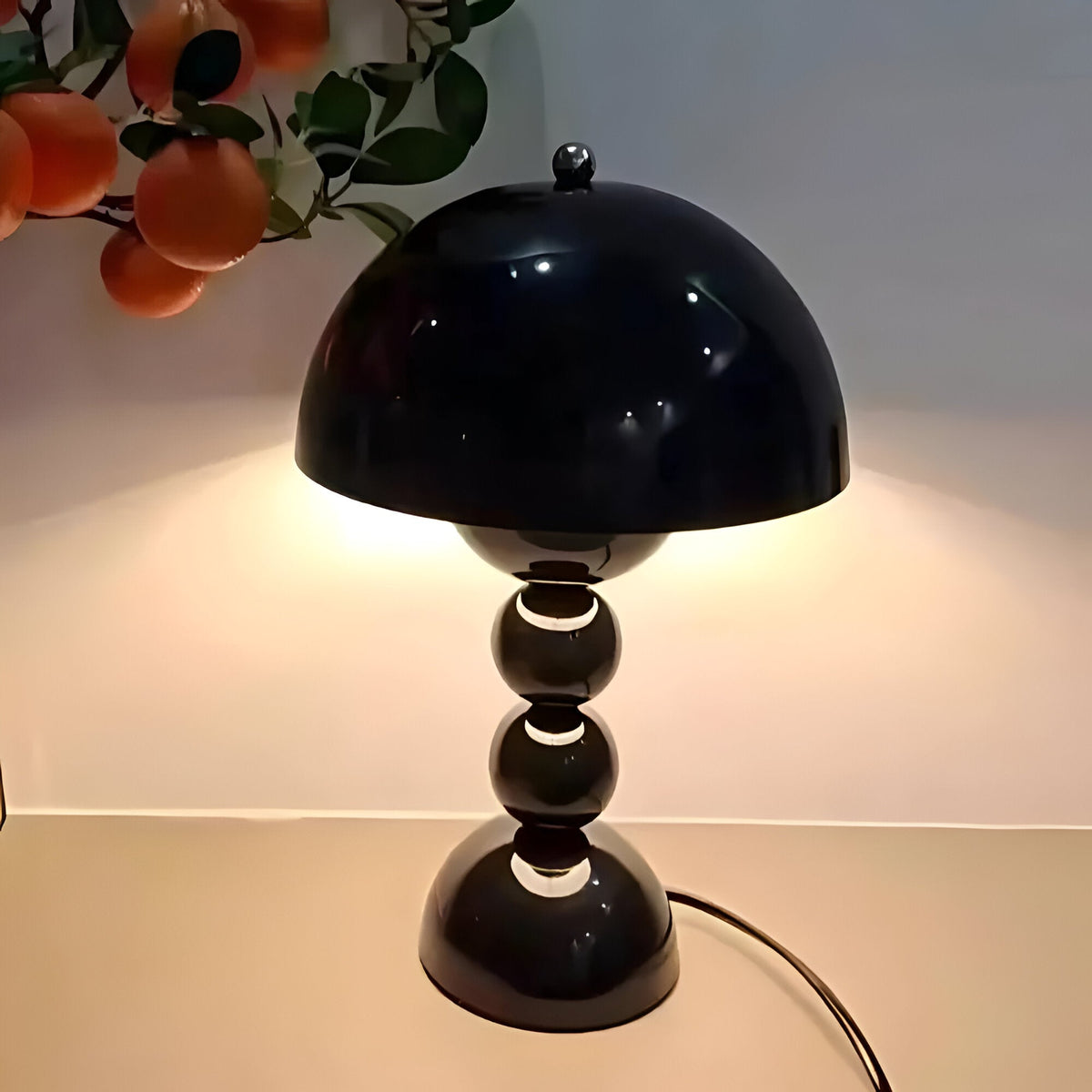 Draadloze LED-nachtkastlamp met USB-oplaadfunctie, 11-inch sculpturale acrylverlichting voor slaapkamer, bureau, leeshoek | Moderne draagbare sfeerverlichting | Thomler