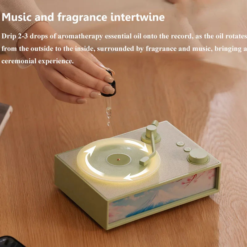 Aromatherapie-Bluetooth-Lautsprecher mit Nachtlicht