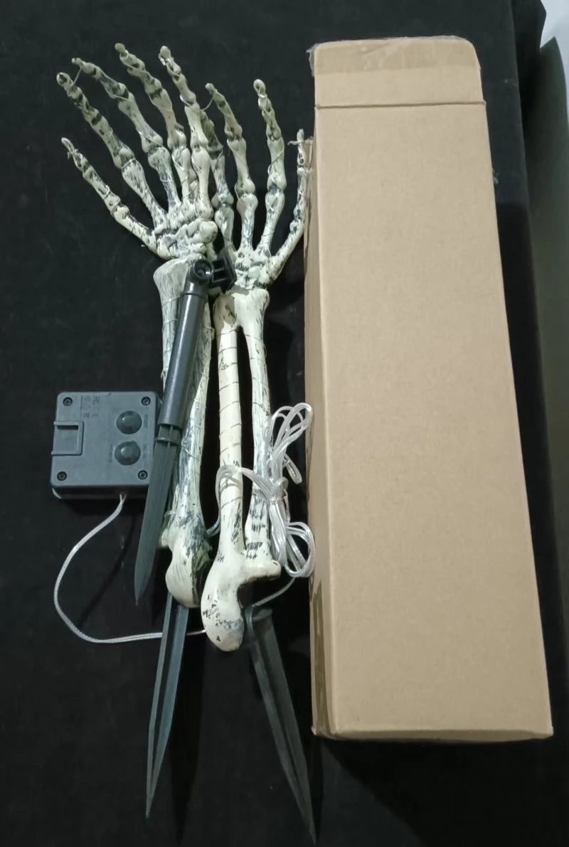 Halloween skelet-hand solarverlichting