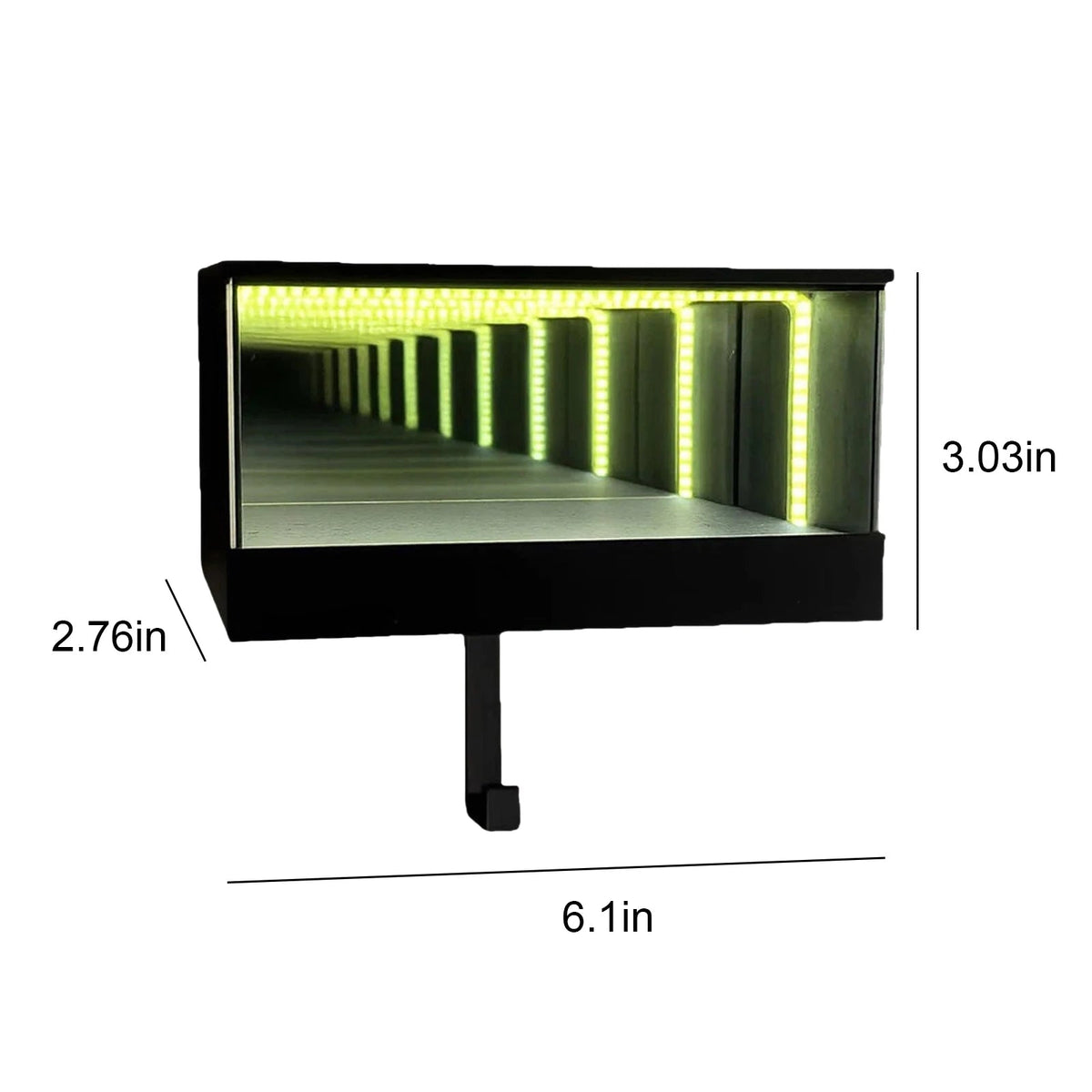 Infinity LED 3D-geprinte autosleutelhouder