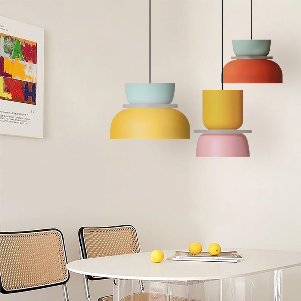 Multi-Layer Acrylic Ceiling Fixture E27 Socket 11.4 Inch Diameter Nordic Style Over Island Counter Breakfast Nook Entryway Suspended Lamp fo | Thomler
