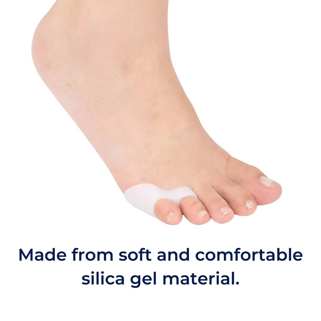 Orthopädische Zehentrenner zur Linderung bei Hallux Valgus, Hammerzehen & Fehlstellungen – Weiche Gel-Pads gegen Schmerzen am kleinen Zeh | Komfortable Fußstütze