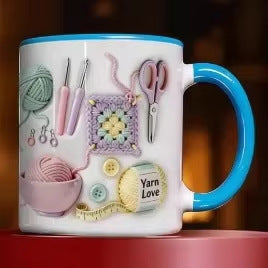 Taza de cerámica con diseño artesanal para café y té: taza apta para lavavajillas para creadores y aficionados | Thomler