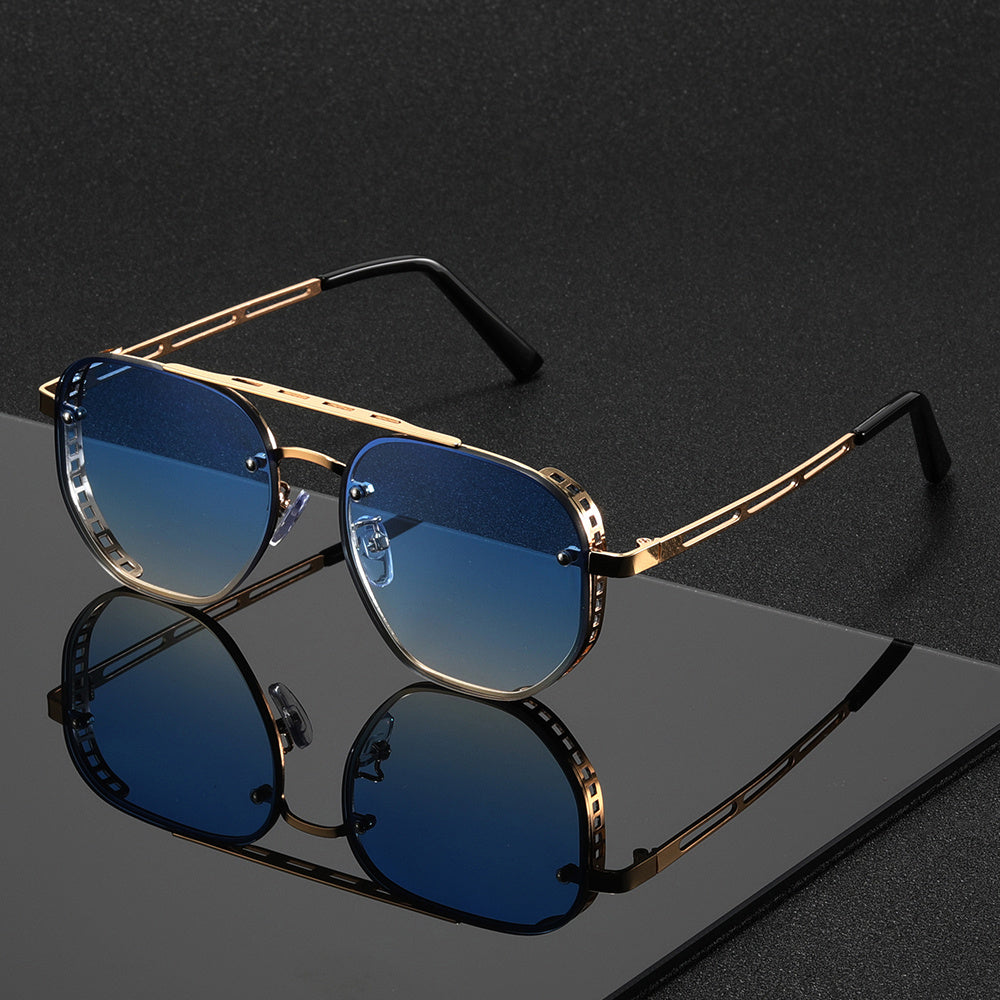 Round Metal Sunglasses with UV Protection for Men & Women – Lightweight Everyday Eyewear | Thomler