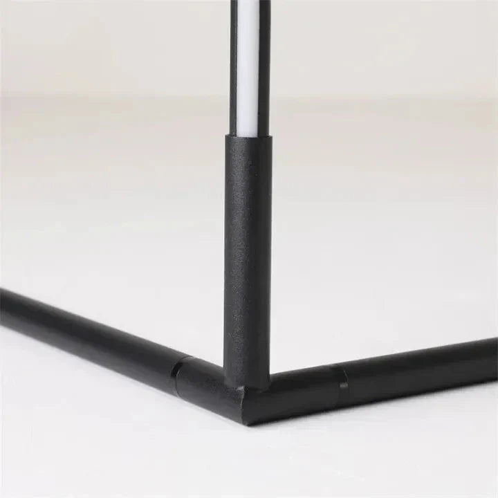 Dimmable LED Corner Floor Lamp with Remote Control Black 56 in Tall | Adjustable Light Temperature for Living Room Bedroom Office | Modern A | Thomler