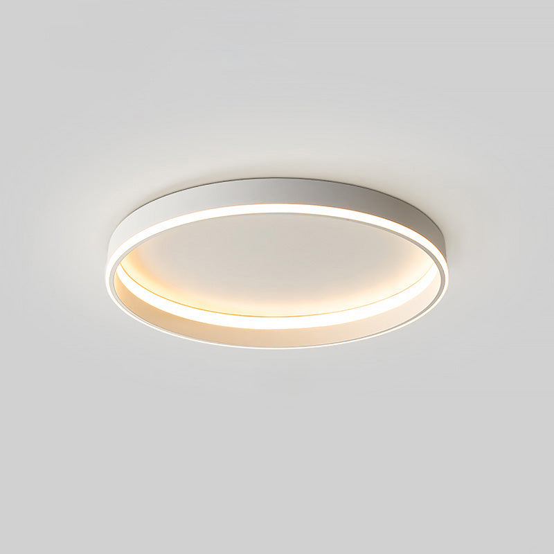Round LED Flush Mount Light with Wireless Dimmer Control for Bedrooms Living Rooms Hallways | Thomler
