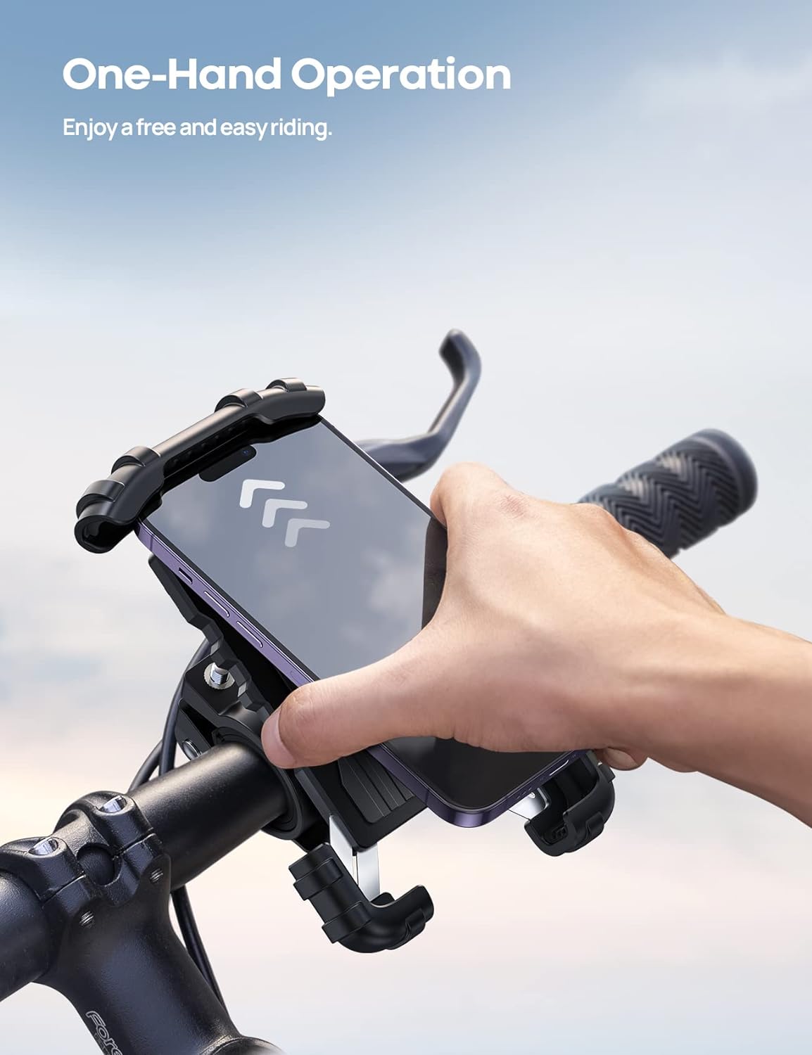 Soporte de teléfono para motocicleta