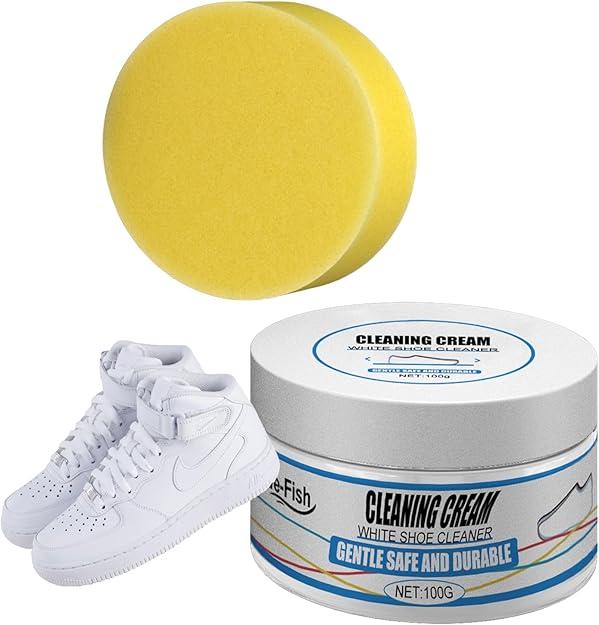 Schoenherstelcrème voor sneakers, leren schoenen, laarzen – Dieptereiniger voor slijtplekken, vuil & vergeelde delen – Revitaliseert alle soorten schoenen | Thomler