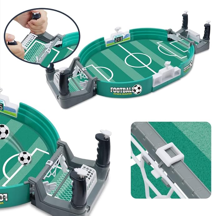 Desktop Tafelvoetbalspel Compact actiespel voor het hele gezin voor kinderen en volwassenen Plezier in de recreatieruimte | Thomler