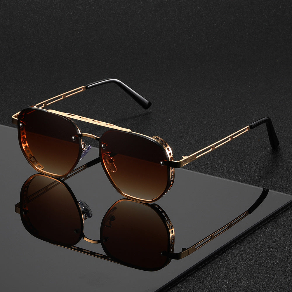 Round Metal Sunglasses with UV Protection for Men & Women – Lightweight Everyday Eyewear | Thomler