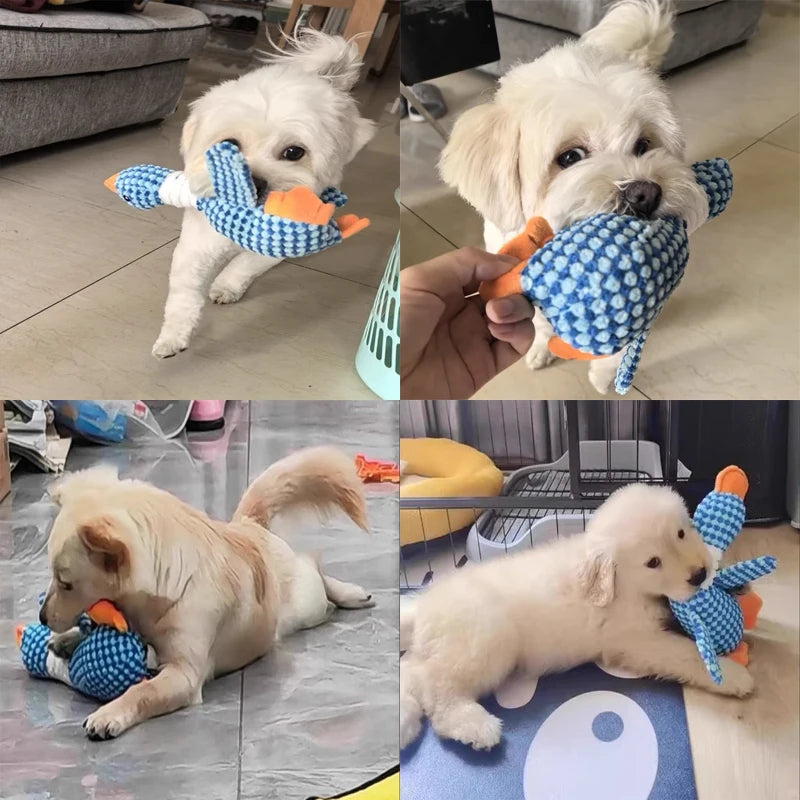 Pluche hondenspeeltje met pieper
