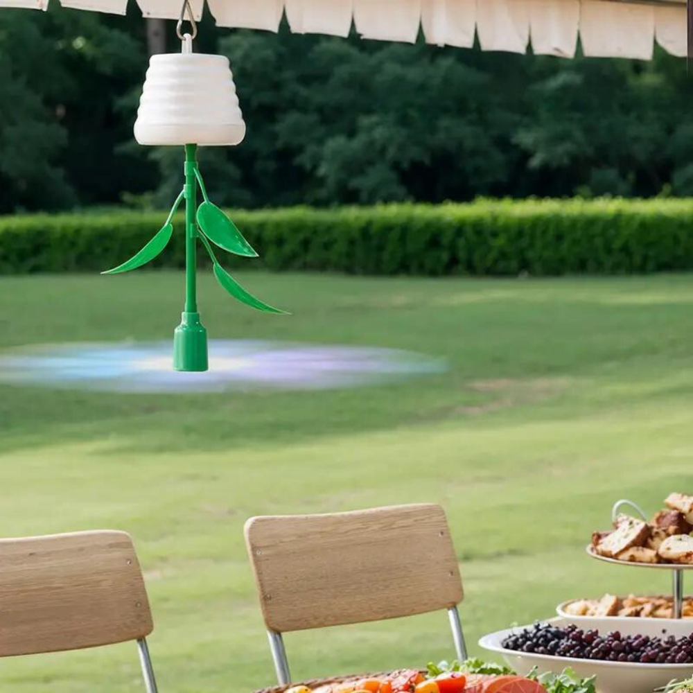 Tabletop Fly Repellent Fan for Outdoor Dining
