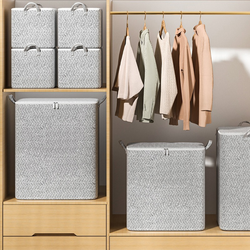 Extra große Aufbewahrungsbox für Kleidung mit Griffen