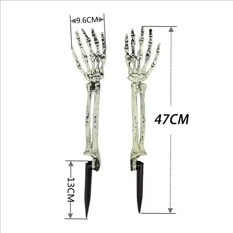 Halloween skelet-hand solarverlichting