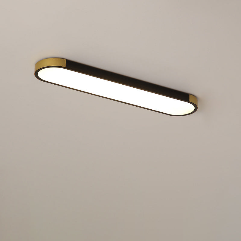 26-Inch Round LED Ceiling Light with 3 Color Modes, Modern Low-Profile Fixture for Bedroom Living Room Hallway Office Kitchen Bathroom, Iron | Thomler