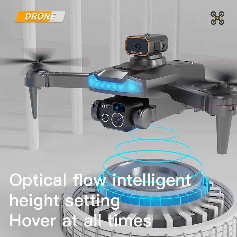 Dual Camera Foldable Drone with Electronic Stabilization for Aerial Photos & Video