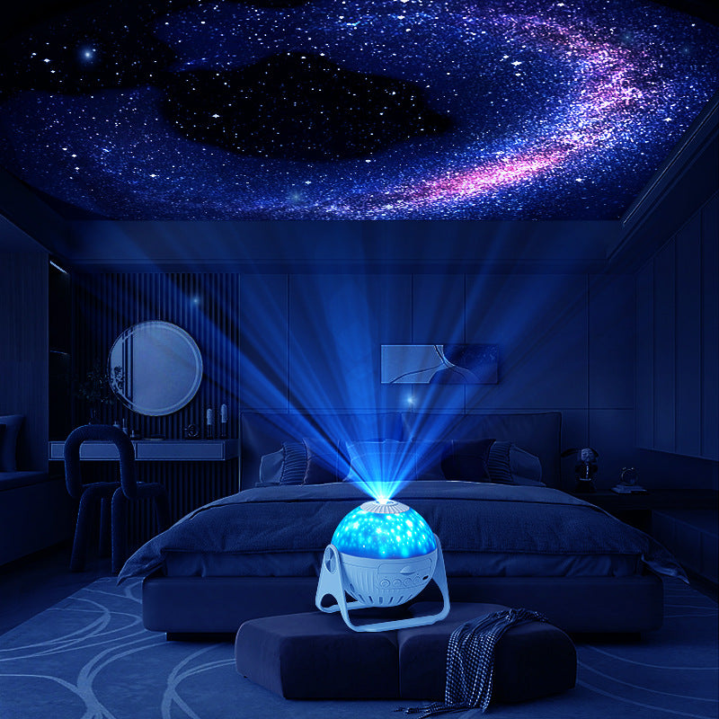 Cosmos Night Light Projector with Rotating Nebula & Stars LED for Bedroom Ceiling | Ambient Sleep Lamp for Kids & Adults | Thomler