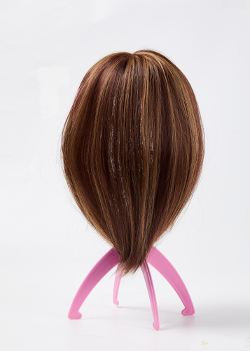 Clip-in Pony-Haarteil mit seitlich gestuften Strähnen – Sofortiger Pony-Look für jeden Anlass | Natürliche Textur, hitzebeständig | Thomler