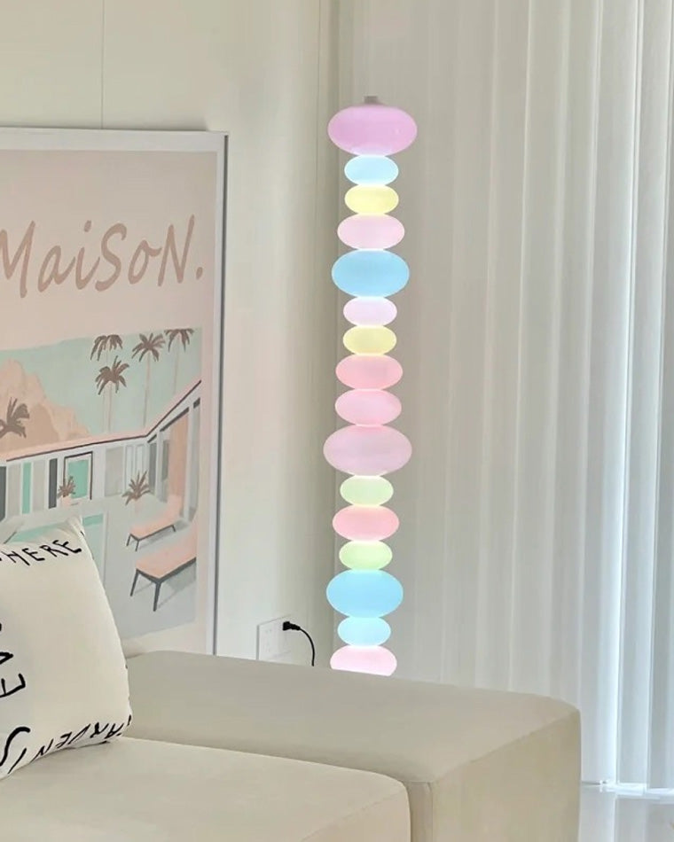Translucent Acrylic Tower Light 63 Inches Tall Modern Statement Piece for Bedrooms Lounges Hallways Offices | Thomler