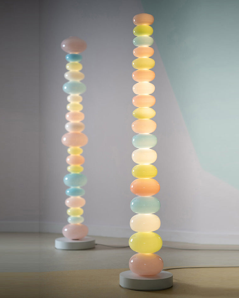 Translucent Acrylic Tower Light 63 Inches Tall Modern Statement Piece for Bedrooms Lounges Hallways Offices | Thomler