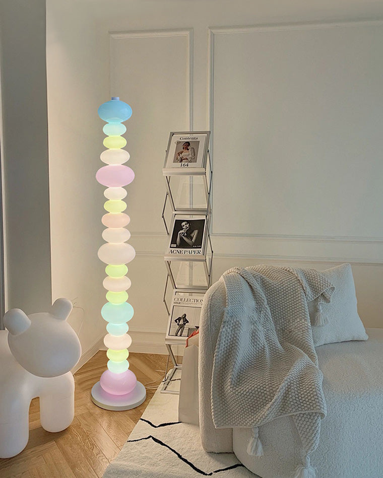 Translucent Acrylic Tower Light 63 Inches Tall Modern Statement Piece for Bedrooms Lounges Hallways Offices | Thomler