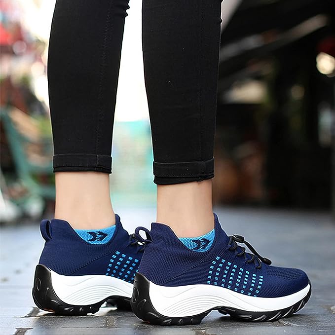 Orthopedic Sneakers for Plantar Fasciitis Relief Wide Toe Box Arch Support Cushioned Heel Slip-Resistant Sole for Women Men Foot Pain