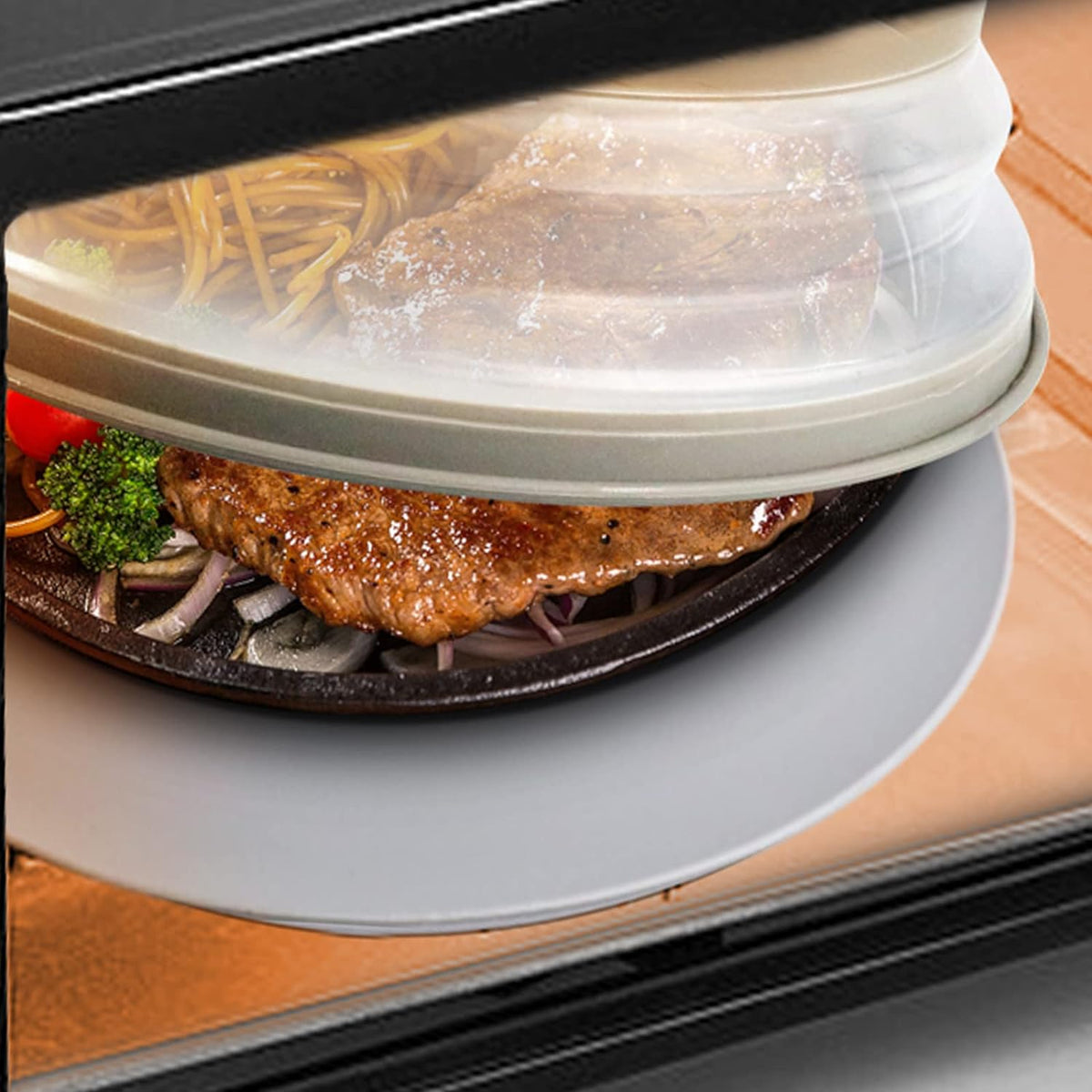 Microwave Food Cover and Silicone Mat Set