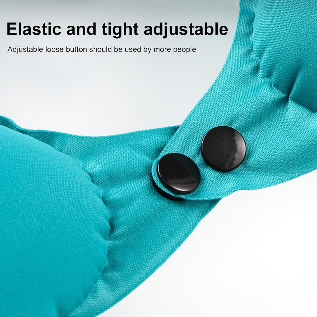 Inflatable Neck Travel Pillow with Built-In Hand Pump for Airplane, Car & Train Trips | Waterproof Ergonomic Support | Compact Portable Desi | Thomler