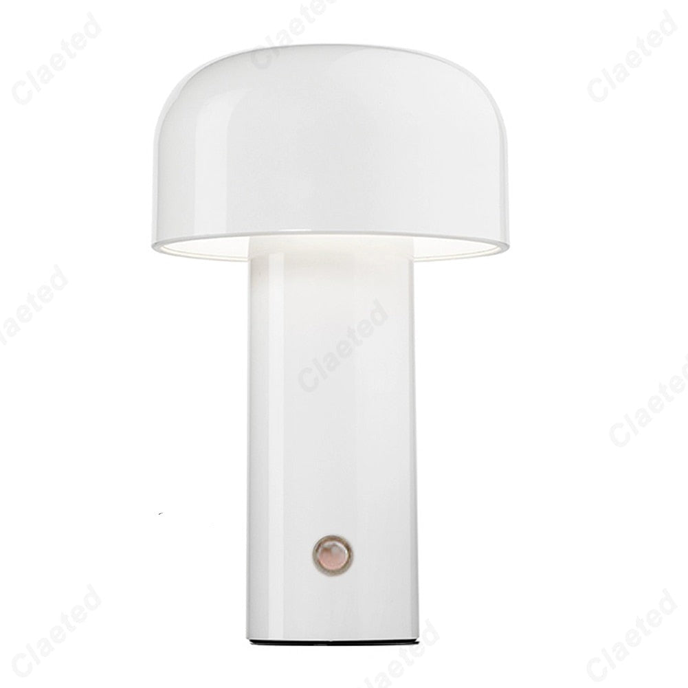 Draadloze aanraakgevoelige ledlamp, USB-oplaadbaar, draagbare sfeerverlichting voor slaapkamer, bureau, nachtkastje, woonkamer, moderne retro-huisverlichting | Thomler