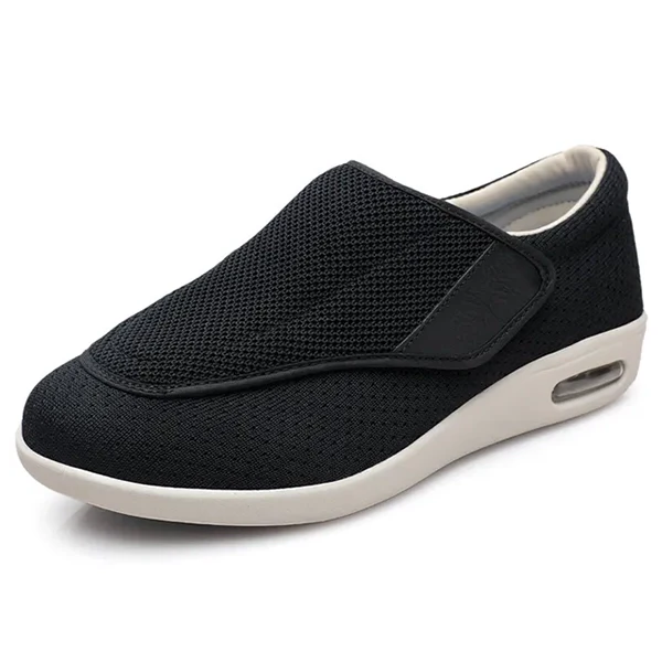 Orthopedic Sneakers for Edema & Sensitive Feet – Extra Wide Cushioned Walking Shoes with Adjustable Laces for Circulation & Diabetic Care