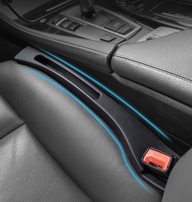 Opvulstukken voor tussen console en voorstoelen – Gewatteerde kunstlederen spacers voorkomen dat voorwerpen tussen autostoel en middenconsole vallen – Uni | Thomler