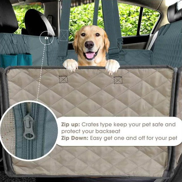 Waterproof Dog Car Seat Cover and Hammock